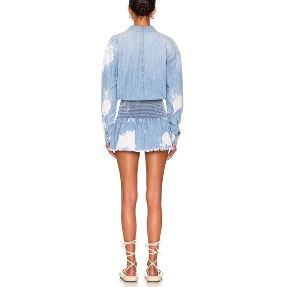 SER.O.YA Monica Dress Olympia Bleached - Picture 3 of 10